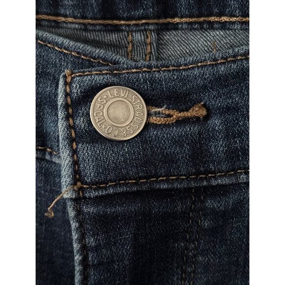 Polished Casual Levi’s Jeans 311 Shaping Skinny W29 L28 Dark Wash Raw Hem Ankle - Picture 13 of 15